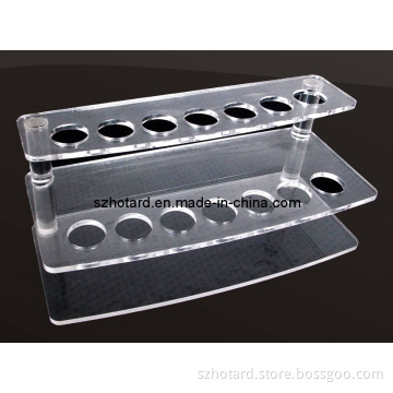 Acrylic Display Stand Show Stand with 14 Holes for 14 PCS Batteries or Atomizer